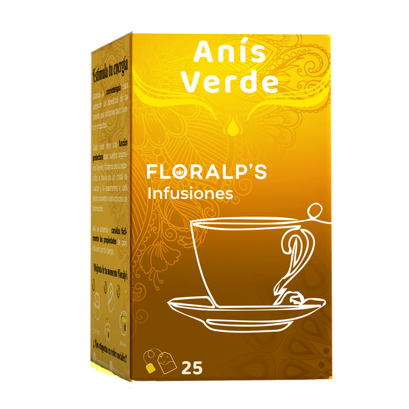 ANIS VERDE 25 FILTROS FLORALP´S NATURA