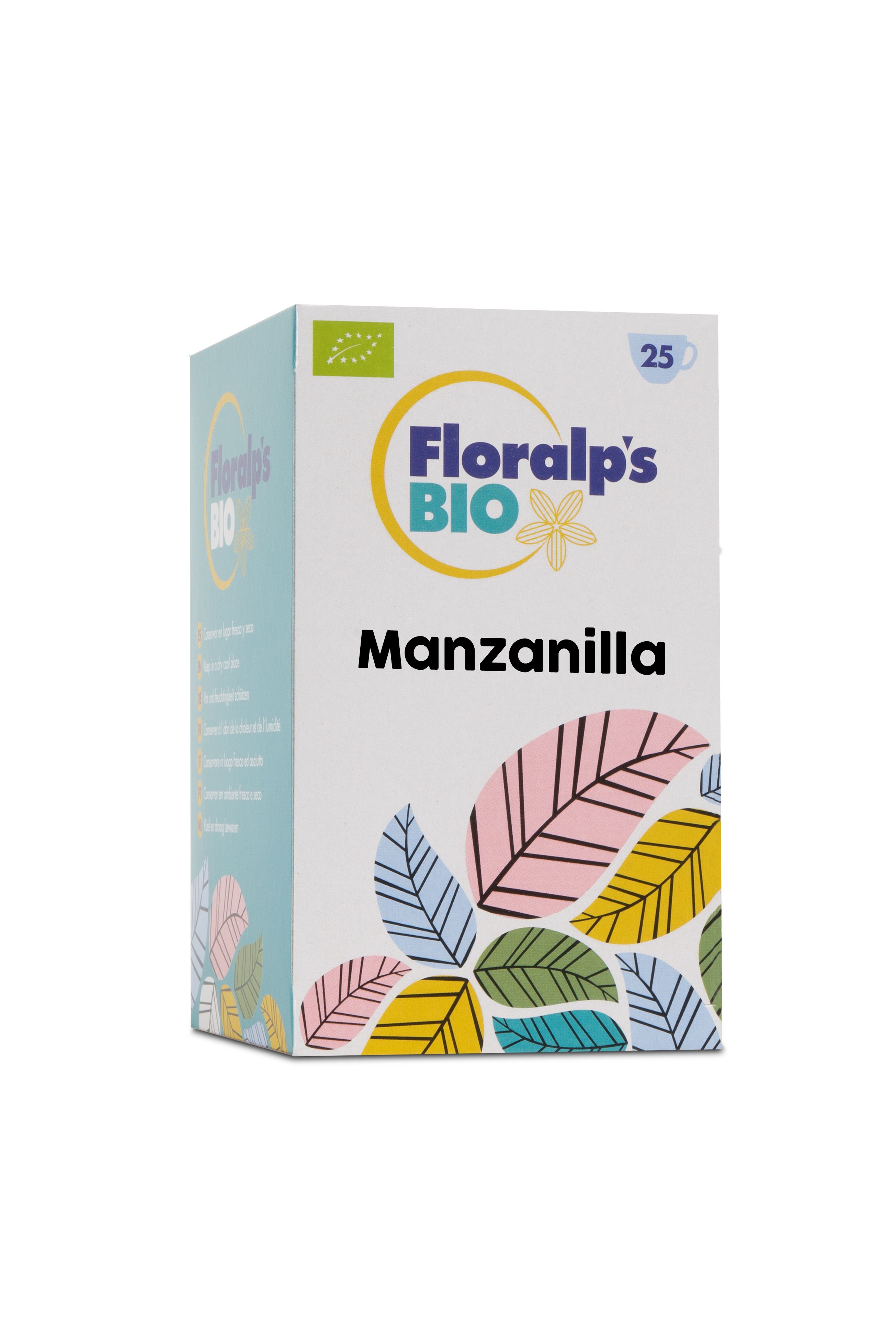 BIO MANZANILLA 25 INFUSIONES FLORALP´S BIO CAERM ES-ECO-024-MU