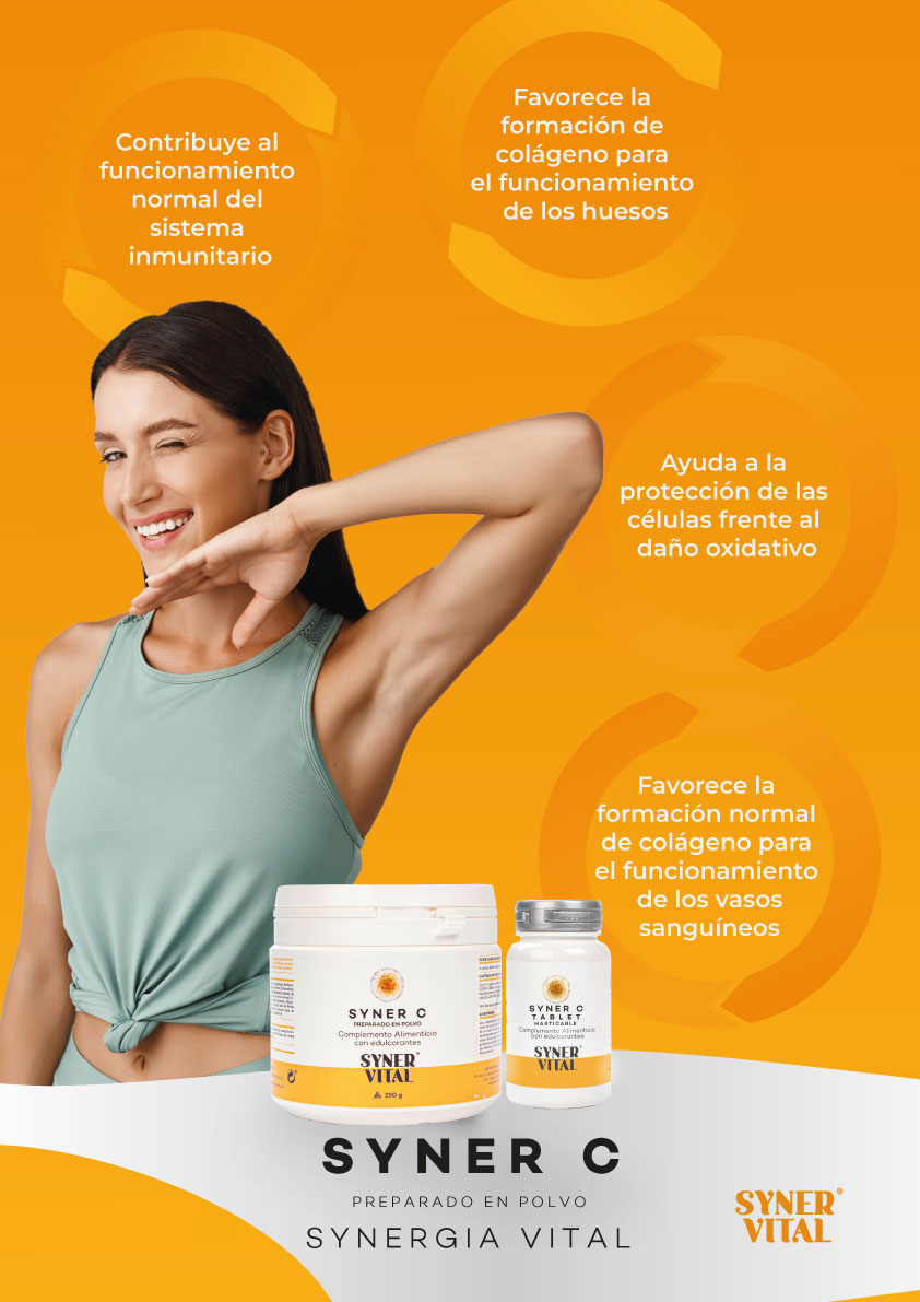 *CARTEL A3 SYNER C MASTICABLE 100 COMPRIMIDOS SYNERVITAL