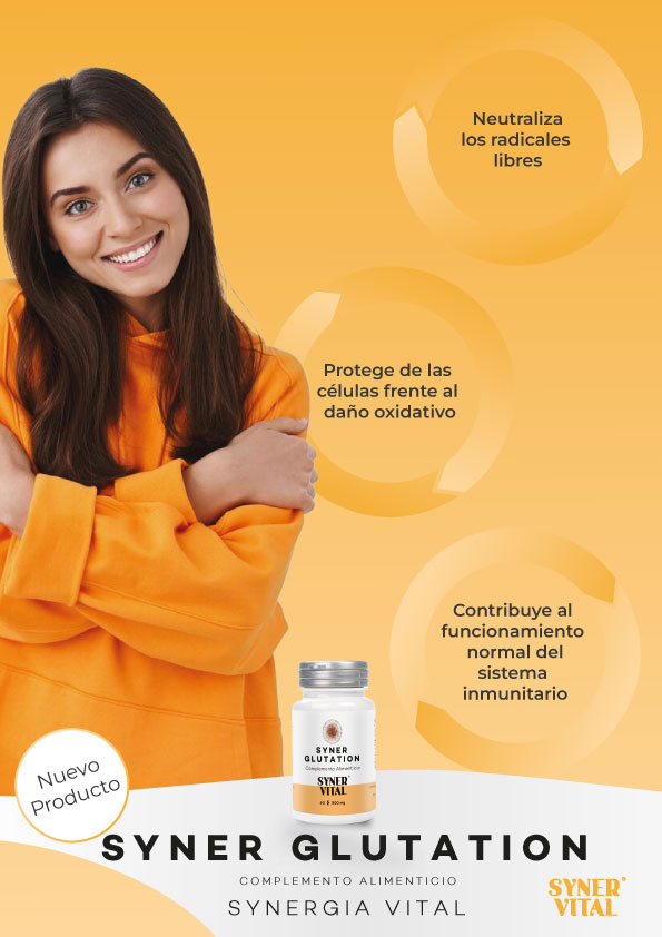 *CARTEL A3 SYNER GLUTATION 60 CAPSULAS VEGETALES SYNERVITAL