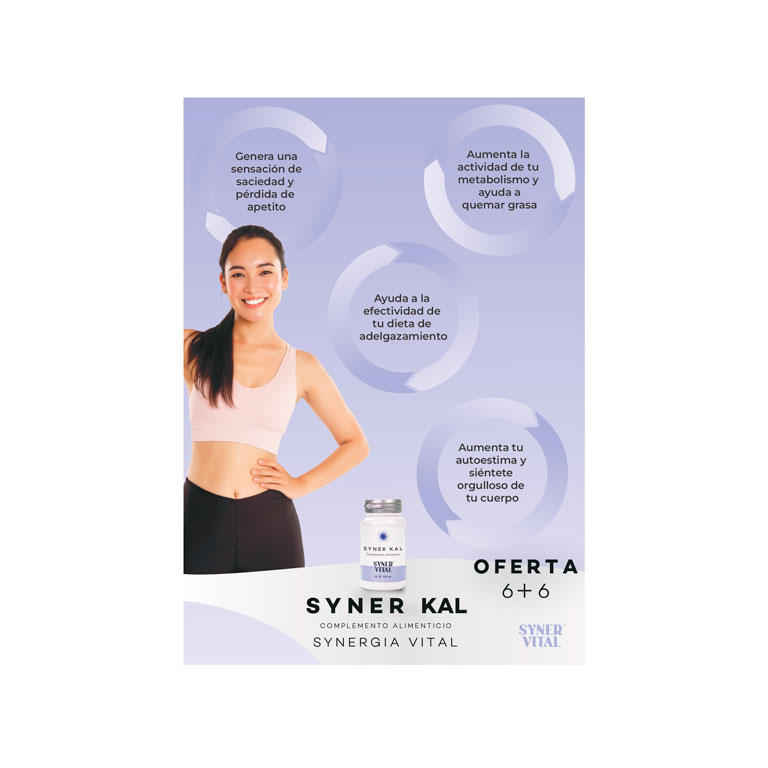 *CARTEL PROMOCIONAL SYNER KAL 90 CAPS. SYNERVITAL