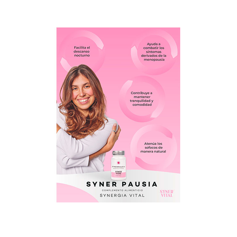 *CARTEL SYNERPAUSIA 60 CAPS. SYNERVITAL