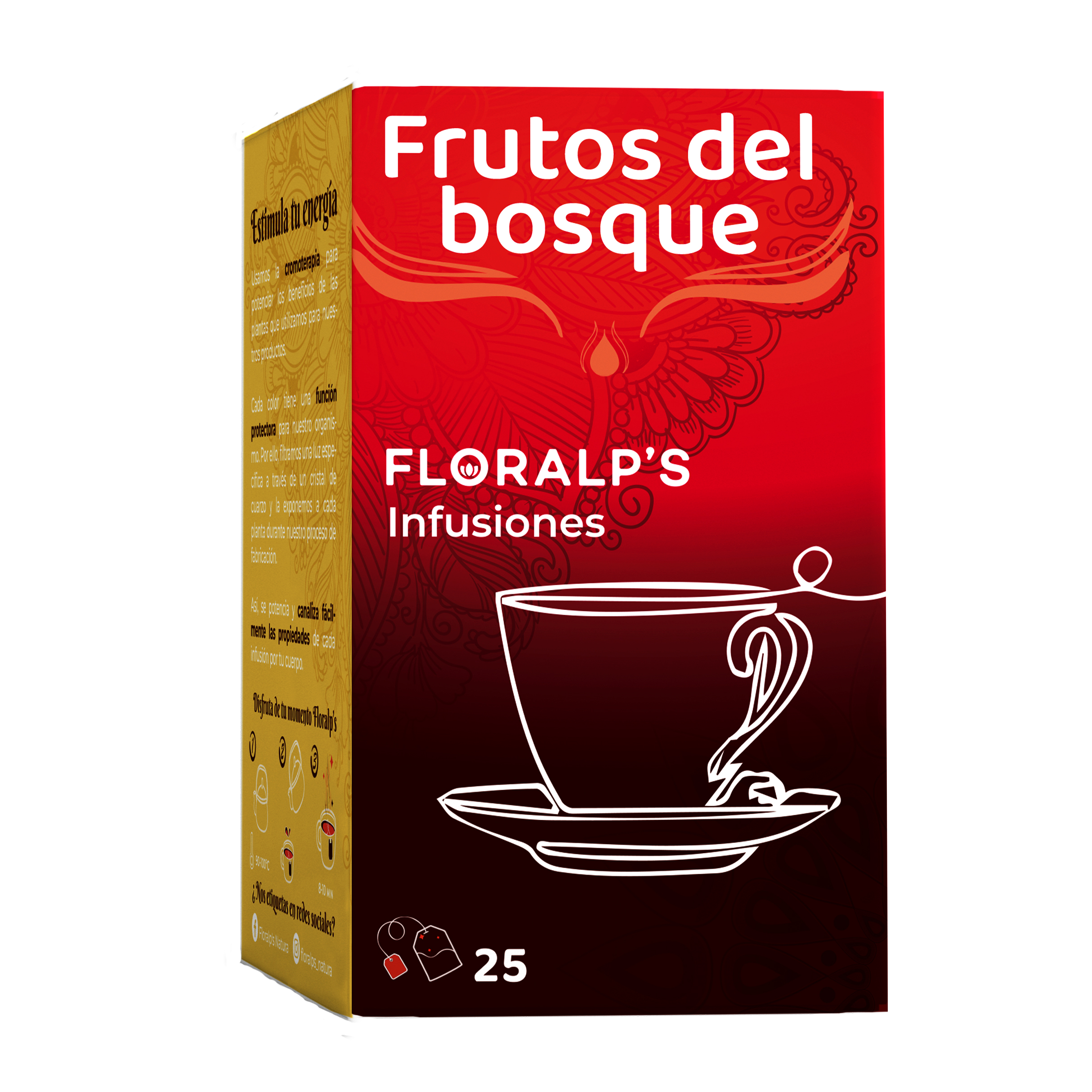 FRUTOS DEL BOSQUE 25 SOBRES FLORALP´S