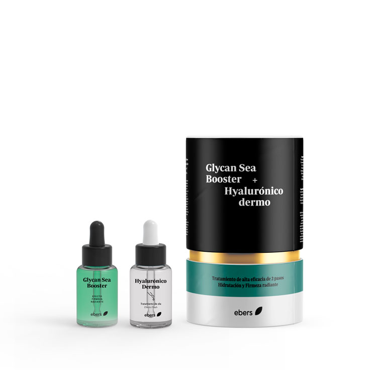 GLYCAN SEA BOOSTER + HYALURONICO DERMO 2X30ML  EBERS
