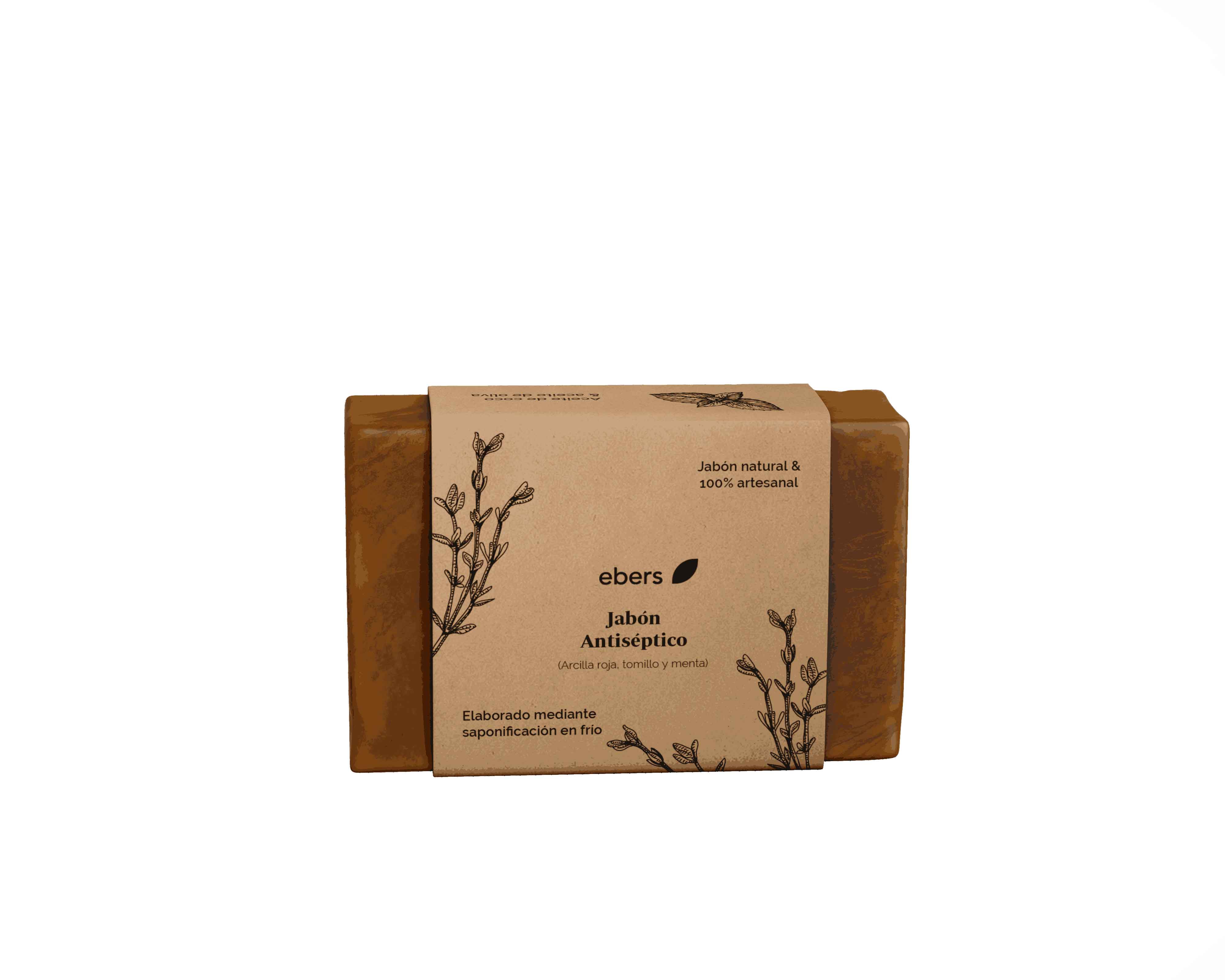 JABON TRATAMIENTO ARCILLA ROJA (ANTISEPTICO) 100g EBERS