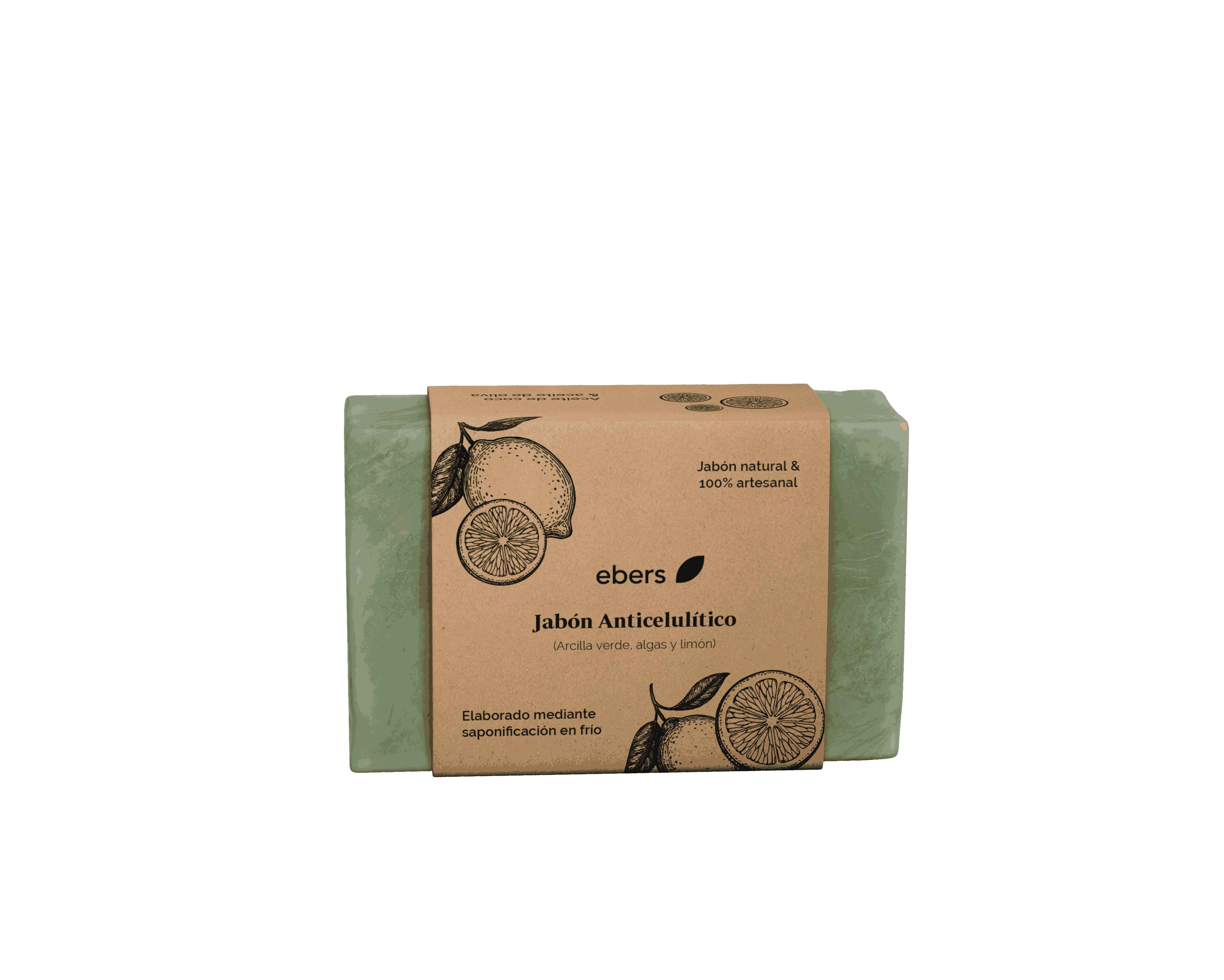 JABON TRATAMIENTO ARCILLA VERDE (ANTICELULITICO) 100g EBERS