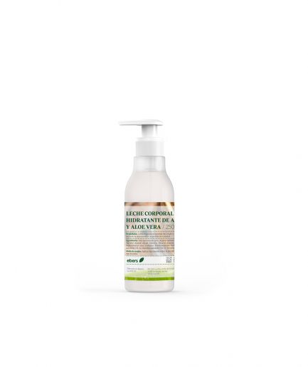 LECHE CORPORAL HIDRATANTE DE ARGÁN Y ALOE 250 ml EBERS