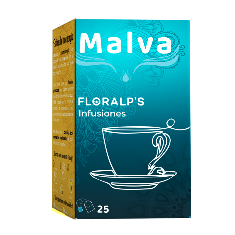 MALVA FLOR  25 SOBRES FLORALP´S NATURA