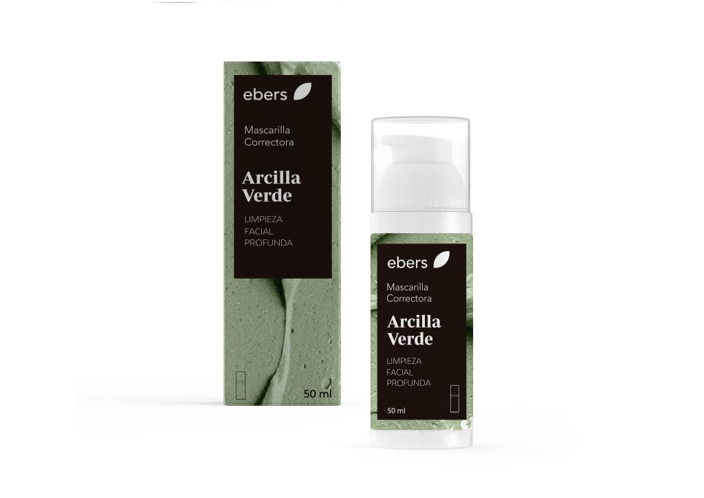 MASCARILLA CORRECTORA ARCILLA VERDE 50ml EBERS
