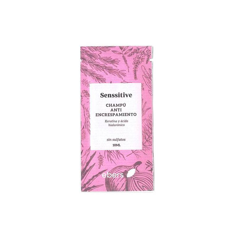 *SACHET CHAMPU SENSSITIVE ANTIENCRESPAMIENTO EBERS