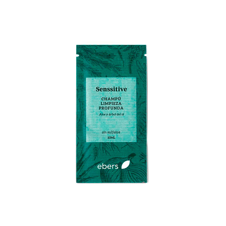 *SACHET CHAMPU SENSSITIVE LIMPIEZA PROFUNDA EBERS