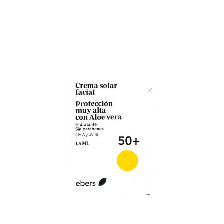 *SACHET PROTECTOR SOLAR FACIAL 50FPS EBERS