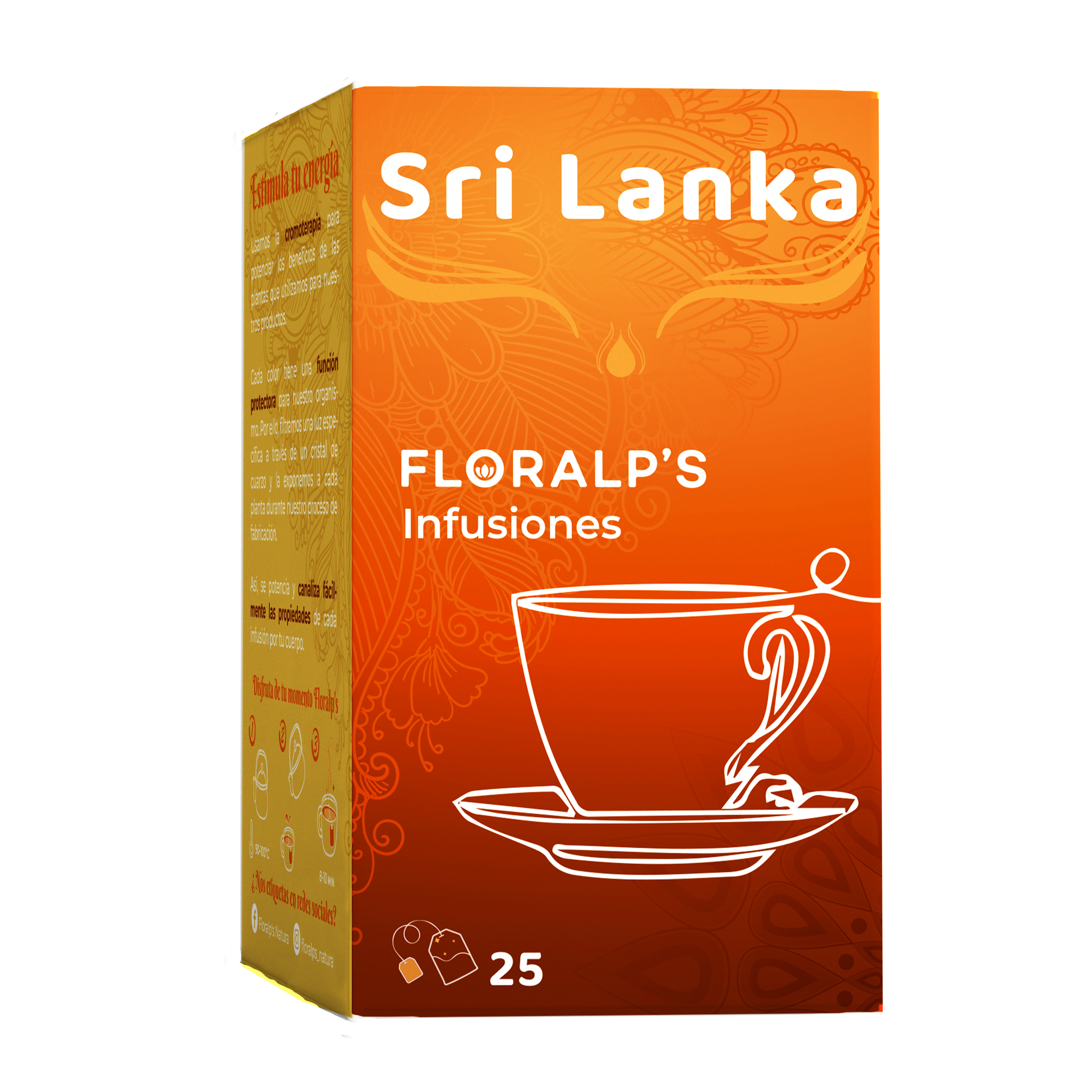 SRI LANKA (CANELA) 25 INFUSIONES FLORALP´S