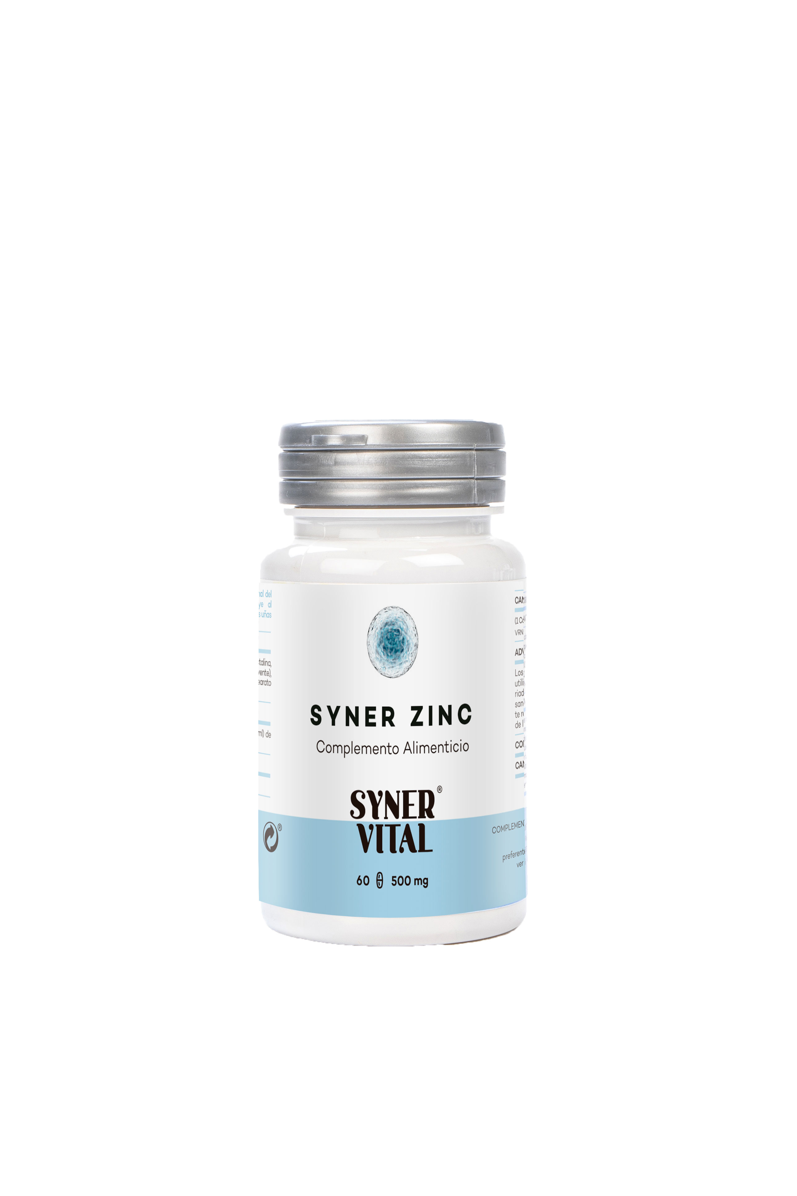 SYNER ZINC 60 CÁSULAS VEGETALES SYNERVITAL