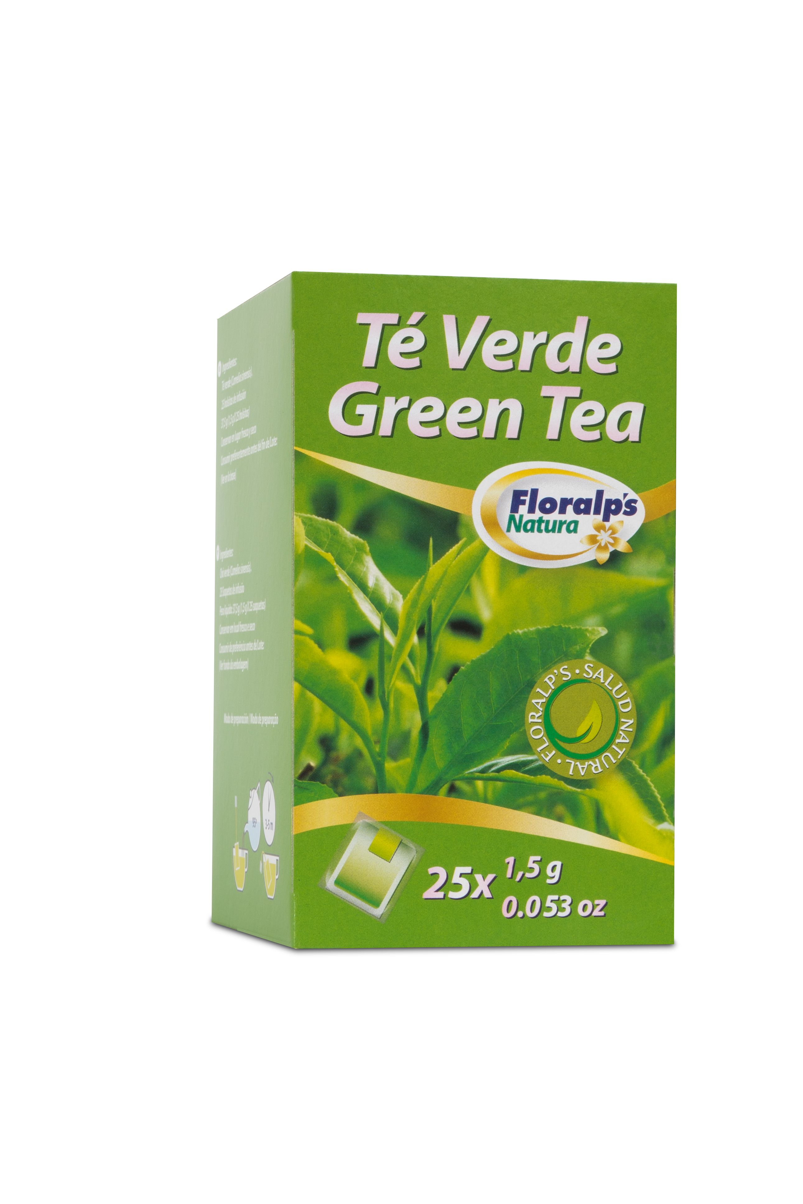 TE VERDE 25 SOBRES FLORALP´S NATURA