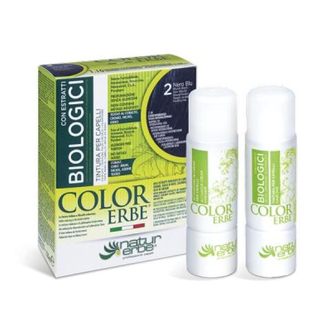 TINTE EXTRACTO BIO Nº 2-NEGRO AZULADO (COLORIMETRIA INTERNACIONAL )  NATUR ERBE