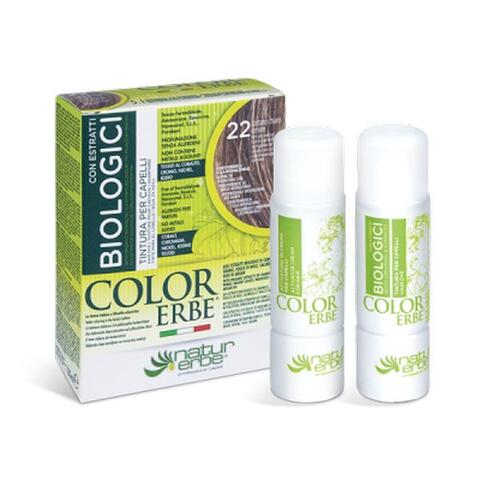 TINTE EXTRACTO BIO Nº 22-CASTAÑO CLARO (COLORIMETRIA INTERNACIONAL 5.1)  CENIZA NATUR ERBE