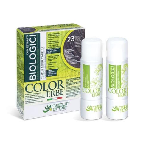 TINTE EXTRACTO BIO Nº 23-RUBIO OSCURO (COLORIMETRIA INTERNACIONAL 6.0)  NATUR ERBE