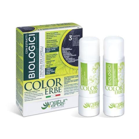 TINTE EXTRACTO BIO Nº 3-CASTAÑO OSCURO (COLORIMETRIA INTERNACIONAL 3.0)  NATUR ERBE