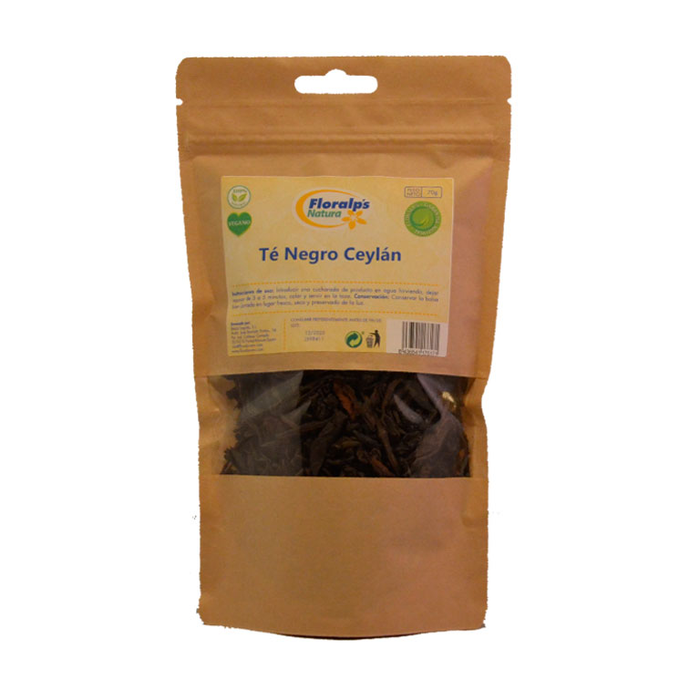 TISANA TE NEGRO CEYLAN 70G FLORALP'S