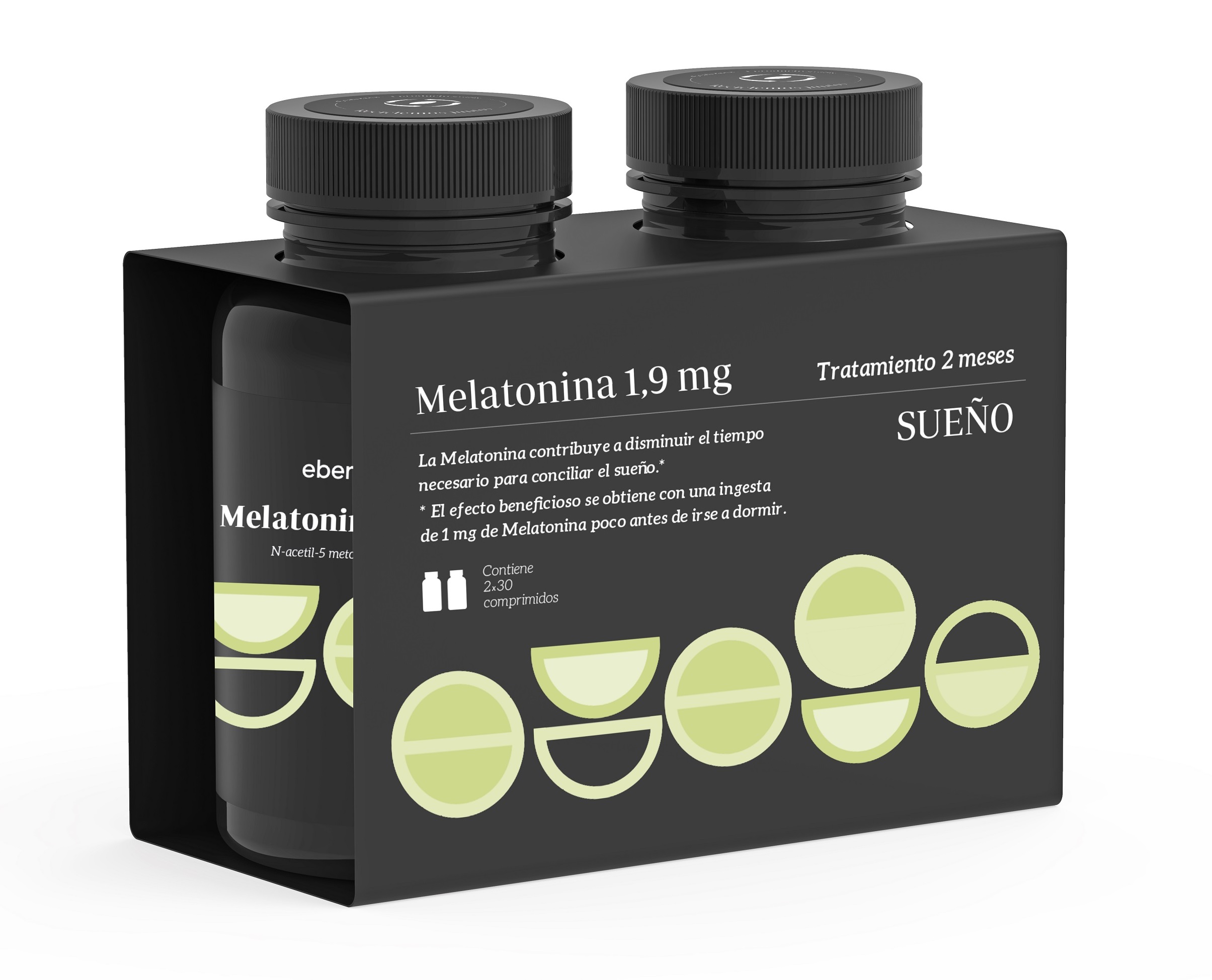 TRATAMIENTO MELATONINA 2x30 COMPRIMIDOS EBERS